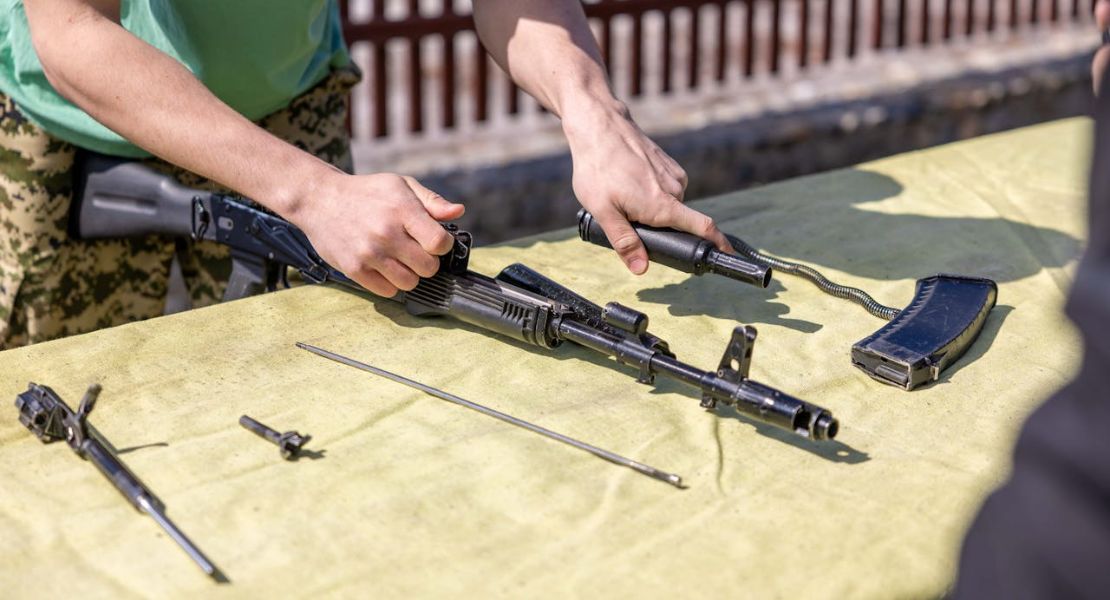 a man checking the best AR-15 upgrades