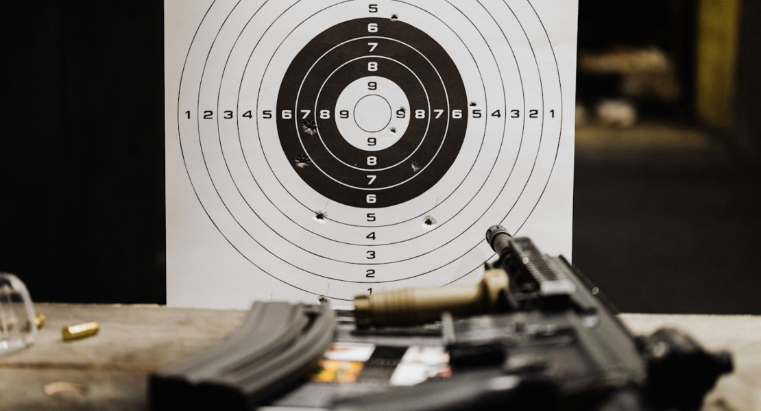 a weapon and a target